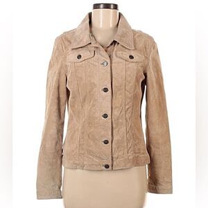 For Joseph Vintage light tans Suede Jacket size XL